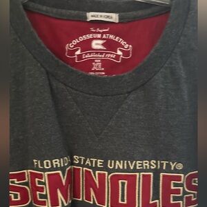 Gray Short Sleeve Seminoles Tee